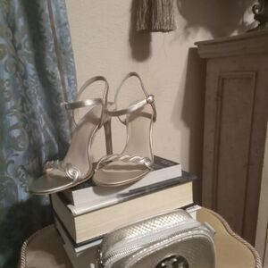 Stuart Weitzman Twistie Sandal Leather Ankle Strap High Heels Size 9.5 $…